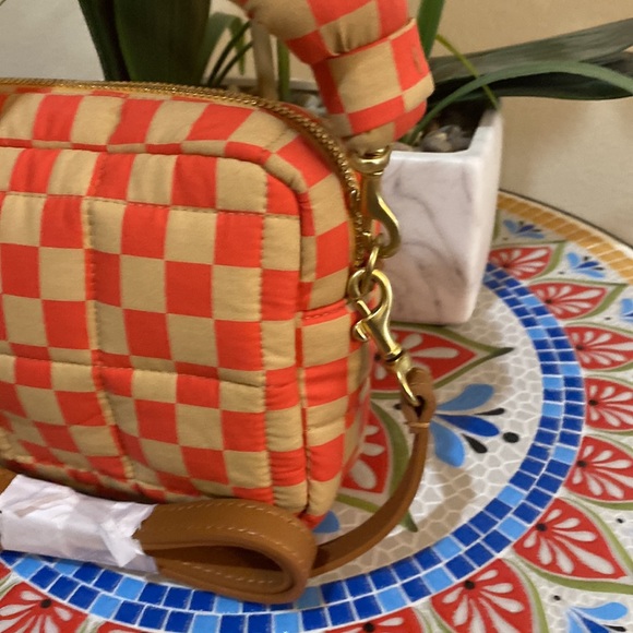 Clare V.. Lucie Quilted Checker Crossbody Bag - Picture 10 of 13